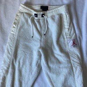 Fuzzy Jordan track pants